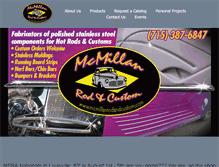 Tablet Screenshot of mcmillanrodandcustom.com